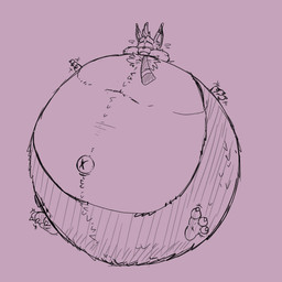 accessory anthro belly big_cheeks bodily_fluids body_inflation chubby_cheeks immobile inflation male mostly_nude navel necktie necktie_only outie_navel solo sweat sweatdrop wide_eyed x_navel scudmum bubsy_(series) bubsy_4d bubsy_bobcat bobcat felid feline felis lynx mammal 1:1 2025 digital_drawing_(artwork) digital_media_(artwork) hi_res sketch