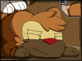 ambiguous_gender ambiguous_penetrated anal anal_penetration anthro bottomless bottomless_ambiguous bottomless_anthro bottomless_male breath brown_body brown_fur butt clothed clothing duo ellipsis eyes_closed fur genitals internal internal_anal male male/ambiguous male_penetrating male_penetrating_ambiguous penetration penile penile_penetration penis penis_in_ass raised_tail sex sound_effects tail tan_body tan_fur text zandermanith nintendo pokemon bibarel generation_4_pokemon generation_7_pokemon lycanroc midday_lycanroc pokemon_(species) 2023 2d_animation animated artist_name dated male_(lore)