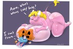 anthro big_breasts big_butt big_dom_small_sub blonde_hair blue_eyes breast_play breast_smother breast_squeeze breast_squish breasts brush butt dialogue dominant dominant_female duo female hair holidays huge_breasts jack-o'-lantern larger_female looking_at_another male male/female on_top_of paintbrush painting pumpkin_breasts seductive size_difference smaller_male smothering squeezing squish thick_thighs underneath_another oliburgob halloween cobalt_(olibur) paprika_(olibur) bovid bovine cattle lagomorph leporid mammal rabbit hi_res