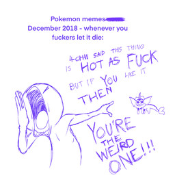 ambiguous_gender bruh chibi duo eyes_closed feral frill_(anatomy) frown gesture gums_(mouth) gums_showing hand_gesture open_mouth pointing pointing_at_another profanity rough_lines screaming teeth text yelling bloop284 nintendo pokemon eeveelution generation_1_pokemon pokemon_(species) vaporeon blue_and_white digital_media_(artwork) english_text hi_res meme monochrome procreate_(artwork) sketch