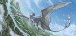 claws detailed_background feathered_wings feathers featureless_crotch female feral flying outside sky smile solo tail white_body white_feathers wings keltaan mythology daiman_night_dragon_(keltaan) dragon feathered_dragon feathered_scalie mythological_creature mythological_scalie scalie hi_res