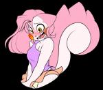 anthro anthrofied bare_shoulders blush clothing female hair panties panty_shot pink_hair pokemorph solo underwear yellow_eyes freeze-pop88 nintendo pokemon generation_4_pokemon mammal pachirisu pokemon_(species) rodent sciurid shiny_pokemon alpha_channel hi_res