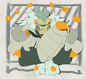 abstract_background barazoku big_penis genitals huge_penis humanoid_genitalia humanoid_penis hyper hyper_genitalia hyper_penis looking_at_viewer machine male muscular penis smile solo wetyuip mihoyo zenless_zone_zero banyue_(zenless_zone_zero) android humanoid robot hi_res