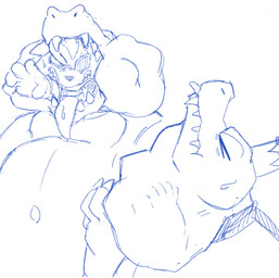 4_fingers 5_fingers almost_fully_inside anthro anthro_pred anthro_prey belly big_belly biped bodily_fluids cape cheek_bulge claws clenched_eyes clenched_teeth clothing crown duo eye_patch eyes_closed eyewear feet_first finger_claws fingers hand_on_throat head_back head_in_mouth headgear huge_belly in_throat male male_anthro male_pred male_prey monotone_background mouth_closed narrowed_eyes navel neck_bulge non-mammal_navel oral_head_gulp oral_vore partially_inside raised_head reaching_out reaching_towards_viewer saliva saliva_on_tongue sharp_teeth simple_background soft_vore strained struggling struggling_prey swallowing sweat sweatdrop teeth tongue tongue_out unwilling_prey vore wearing_crown white_background sabamiso_(sabamasasix) donkey_kong_(series) nintendo star_fox king_k._rool wolf_o'donnell canid canine canis crocodile crocodilian mammal reptile scalie wolf 2023 blue_and_white digital_drawing_(artwork) digital_media_(artwork) hi_res japanese_description monochrome sketch