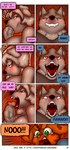 absurd_res ahegao alphonse_(james_howard) alternating_focus anthro base_four_layout blockage_(layout) bodily_fluids canid canine canis comic content_repetition deep_throat dialogue domestic_cat domestic_dog element_drop_shadow english_text felid feline felis female fighting_over_boy four_row_layout group hi_res horizontal_blockage james_howard jill_(james_howard) looking_pleasured male male/female mammal oral oral_penetration patreon penetration richard_(james_howard) seven_frame_image six_frame_grid speech_bubble speech_bubble_drop_shadow tears text trio url vowelless vowelless_vocalization wolf