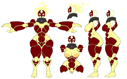 areola big_breasts big_butt breasts butt feet female fire flaming_body front_view genitals nipples orange_areola orange_nipples red_body side_view simple_background solo thick_thighs vulva white_background white_eyes wide_hips yellow_body liltaiga4 ben_10 cartoon_network chaquetrix heatblast alien alien_humanoid elemental_creature elemental_humanoid fire_creature fire_humanoid humanoid pyronite absurd_res hi_res