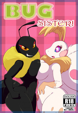 amber_eyes anthro big_breasts blue_sclera breast_squish breasts breasts_frottage duo fangs female genitals looking_at_viewer non-mammal_breasts open_mouth purple_eyes squish teeth tongue vulva yellow_sclera lonbluewolf arthropod bee hymenopteran insect lepidopteran moth 2017 hi_res