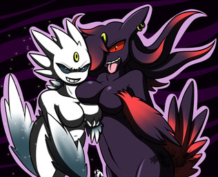 2014 alternate_color anthro bent_over black_eyes black_sclera blood breast_grab breast_squish breasts ear_piercing female female/female feral gengar group hair latiar latios legendary_pokémon looking_at_viewer male mega_evolution mega_gengar multiple_eyes navel nintendo nosebleed nude open_mouth piercing pokémon pokémorph purple_hair purple_skin red_sclera shiny_pokémon size_difference smile teeth tongue tongue_out video_games white_hair white_skin yellow_sclera
Rating: Questionable
Score: 6
User: GameManiac
Date: February 12, 2015 2014 alternate_color anthro bent_over black_eyes black_sclera blood breast_grab breast_squish breasts ear_piercing female female/female feral gengar group hair latiar latios legendary_pokémon looking_at_viewer male mega_evolution mega_gengar multiple_eyes navel nintendo nosebleed nude open_mouth piercing pokémon pokémorph purple_hair purple_skin red_sclera shiny_pokémon size_difference smile teeth tongue tongue_out video_games white_hair white_skin yellow_sclera
Rating: Questionable
Score: 6
User: GameManiac
Date: February 12, 2015