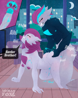 anthro areola blue_cum blue_glans blue_nipples bodily_fluids brother_cumming_in_sister brother_penetrating_sister cervical_contact colored_cum cum cum_in_uterus cum_in_vagina cum_inside duo female genital_fluids genitals glans glowing glowing_cum glowing_genitalia hand_on_another's_butt hand_on_butt humanoid_genitalia humanoid_penis internal internal_vaginal male male/female nipples penetration penis purple_areola purple_insides purple_internal purple_nipples unusual_bodily_fluids unusual_cum unusual_genital_fluids unusual_insides uterus vaginal vaginal_canal vaginal_penetration irgramfox nintendo pokemon victor_(victoria's_embrace) victoria_(victoria's_embrace) gallade gardevoir generation_3_pokemon generation_4_pokemon pokemon_(species) 4:5 absurd_res hi_res brother_(lore) brother_and_sister_(lore) incest_(lore) sibling_(lore) sister_(lore)