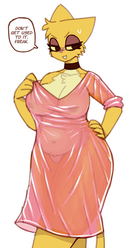 anthro big_breasts big_butt blush breasts butt clothed clothing collar eyeshadow female foreplay lingerie makeup mostly_nude nude nude_anthro partially_clothed pose solo teaser teasing translucent translucent_clothing shyguy9 microsoft prequel_adventure the_elder_scrolls katia_managan domestic_cat felid feline felis khajiit mammal hi_res