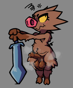 3_fingers :s annoyed anthro ball_tuft balls big_balls bodily_fluids brown_body brown_fur darkened_balls darkened_genitalia darkened_penis embarrassed erection fingers fluffy foreskin fur genital_fluids genitals grey_background humanoid_genitalia humanoid_penis leaking_precum long_foreskin looking_aside male musk nude penis pink_nose precum saggy_balls shortstack simple_background solo steam tight_foreskin tuft unretracted_foreskin wide_hips yellow_eyes pinkupinkish atlyss ammagon_(atlyss) boarus_(atlyss) mammal suid suine sus_(pig) wild_boar