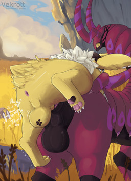 anal anal_penetration anus balls feral feral_on_feral feral_penetrated feral_penetrating feral_penetrating_feral from_behind_position genitals knot_fucking larger_penetrated male male/male male_penetrated male_penetrating male_penetrating_male mounting penetration puffy_anus sex size_difference vekrott nintendo pokemon eeveelution generation_1_pokemon generation_5_pokemon jolteon pokemon_(species) scolipede absurd_res hi_res