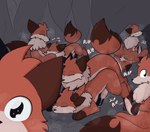 anal anal_penetration bodily_fluids cum erection eyes_closed facesitting fellatio feral feral_on_feral feral_penetrated feral_penetrating feral_penetrating_feral from_behind_position genital_fluids genitals group group_sex humanoid_genitalia humanoid_genitalia_on_feral humanoid_penis humanoid_penis_on_feral intraspecies looking_at_viewer male male/male male_penetrated male_penetrating male_penetrating_male mounting oral oral_penetration orgy penetration penile penis rimming sex sitting_on_another mr_rottson canid canine fox mammal