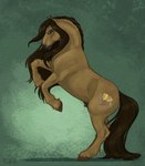 2024 absurd_res anatomically_correct animal_genitalia brown_body brown_eyes brown_fur brown_mane cutie_mark digital_media_(artwork) draft_horse equid equine eyewear eyewear_only feral fihell fully_sheathed fur genitals glasses glasses_only hasbro hi_res horse horse_tail male male_feral mammal mane my_little_pony nude quadruped sheath simple_background solid_punch solo unguligrade wearing_glasses