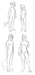 1_hand amputee anthro disability flaccid genitals hair hair_over_eye male nipples nude one_eye_obstructed penis simple_background white_background young young_anthro thehades finn_(thehades) felid lion mammal pantherine hi_res monochrome sketch