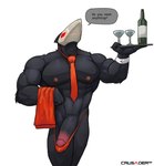 abs anthro big_muscles big_penis clothing erection genitals huge_penis male muscular muscular_male necktie nipples pecs penis simple_background solo text thong underwear vein veiny_penis white_background crusader1080 deltarune undertale_(series) avian darkner swatchling 2021 english_text hi_res