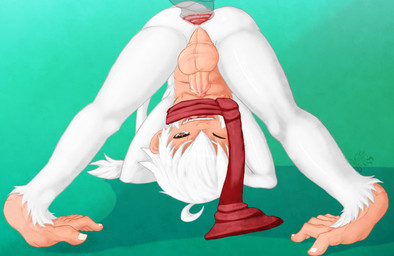 anal anal_penetration anthro anus backsack balls butt disembodied_penis duo erection feet foreskin gaping gaping_anus genitals green_background humanoid_genitalia humanoid_penis invisible_penis looking_at_viewer looking_through looking_through_legs male male/male male_penetrated male_penetrating male_penetrating_male mostly_nude one_eye_closed open_mouth partially_retracted_foreskin penetration penis perineum prehensile_feet rear_view scarf sex simple_background slim smile solo_focus spread_legs spreading toes upside_down wink young young_anthro littlerager tyrell_(littlerager) haplorhine mammal monkey primate hi_res shaded signature