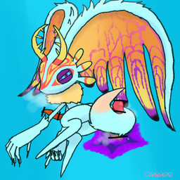 anthro antlers biped black_fingernails black_nails bodily_fluids breath censor_bar censored_genitalia censored_penis chest_tuft colored_nails digitigrade dipstick_tail disembodied_penis dripping duo erection fingernails fluffy fluffy_tail fur genital_fluids genitals glans head_wings horn huge_wings human_on_anthro ineffective_censorship interspecies looking_at_viewer looking_back looking_back_at_viewer male male/male male_anthro male_human markings mostly_offscreen_character mostly_offscreen_male mouthless multicolored_body multicolored_eyes multicolored_fur nails narrowed_eyes neck_tuft non-euclidean_sex orange_body orange_fur penis pink_glans portal_sex precum precum_drip pupils purple_eyes purple_sclera red_penis sex side_view simple_background tail tail_around_penis tail_fetish tail_markings tail_play tail_sex tailjob tan_body tan_fur tapering_penis teal_background teal_body teal_eyes teal_fur thinking_with_portals three-quarter_view tuft unusual_wing_placement wings chikiniki18 kirby_(series) kirby_and_the_forgotten_land nintendo fecto_elfilis alien chinchilla chinchillid human mammal rodent starling_(kirby) 1:1 2022 censored digital_drawing_(artwork) digital_media_(artwork) full-length_portrait hi_res japanese_description portrait signature