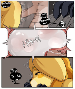 announcing_orgasm anthro anthro_penetrated bodily_fluids cum cum_in_uterus cum_in_vagina cum_inside cum_request dialogue duo faceless_character faceless_human faceless_male female female_focus female_on_human female_penetrated genital_fluids genitals heart_symbol human_on_anthro human_penetrating human_penetrating_anthro insemination_request internal interspecies looking_pleasured male male/female male_on_anthro male_penetrating male_penetrating_female orgasm penetration penile penile_penetration penis penis_in_vagina requesting sex solo_focus text uterus vaginal vaginal_penetration yellow_body inuyuru animal_crossing nintendo isabelle_(animal_crossing) canid canine canis domestic_dog human mammal absurd_res comic english_text hi_res