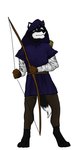 anthro athreus_schattenklaue athreus_skuehrem bow_(weapon) clothed clothing fur hair hunter longbow male ranged_weapon solo weapon kumbartha lykranic_studios schattenklaue canid canine canis lykra mammal wolf digital_drawing_(artwork) digital_media_(artwork)