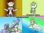 bandage breasts cleavage clothed clothing english_text female gardevoir harijizo human humanized machoke mummy nintendo pokémon punching red_eyes text undead video_games
Rating: Safe
Score: 0
User: Juni221
Date: February 26, 2014