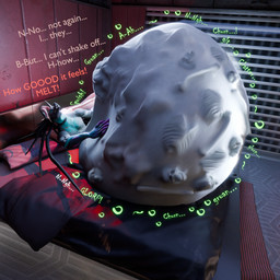 anthro belly belly_expansion belly_grab belly_inflation bone bones_in_stomach digestion expansion hairless inflation male skull solo vore malunisisos dislyte lilith_games liam_(dislyte) canid canine canis domestic_dog hairless_dog mammal primitive_dog xoloitzcuintli 1:1 3d_(artwork) digital_media_(artwork) hi_res