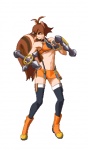 clothed clothing energetic female simple_background skimpy smile solo sprite tail weapon white_background unknown_artist arc_system_works blazblue makoto_nanaya animal_humanoid humanoid mammal mammal_humanoid rodent rodent_humanoid sciurid sciurid_humanoid tree_squirrel tree_squirrel_humanoid animated low_res