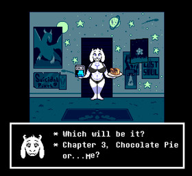 anthro barefoot big_breasts bouncing_breasts breasts cleavage clothed clothing feet female fur huge_breasts mature_female solo underwear white_body white_fur suicidalpixel deltarune picket_fences undertale_(series) toriel bovid caprine goat mammal animated animated_gif digital_media_(artwork) pixel_(artwork) short_playtime