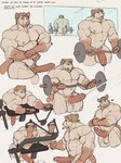 5_fingers abs anthro balls barazoku barbell beard becoming_erect bench bicep_curl biceps big_balls big_muscles big_penis biped bodily_fluids bow_tie brown_beard brown_eyebrows brown_facial_hair brown_hair brown_pubes buckteeth butt ceiling_lamp chest_tuft claws closed_smile clothed clothed_anthro clothed_male clothing cum cumshot deltoids duo ear_piercing ear_stud ejaculation erection exercise eyebrows eyes_closed facial_hair finger_claws fingers flaccid_bigger flexing foreskin fur genital_fluids genitals glans gym hair half-erect heart_symbol holding_barbell holding_notebook holding_object holding_pen huge_muscles humanoid_genitalia humanoid_hands humanoid_penis indoor_nudity industrial_piercing inside lamp looking_at_another looking_down_at_self male male_anthro manly mirror mirror_reflection monotone_body monotone_fur mouth_closed muscle_size_difference muscular muscular_anthro muscular_male navel nipples nude nude_anthro nude_male on_bench open_mouth open_smile orgasm pecs pen penis piercing pink_ears pink_glans pink_hands pink_nipples pink_nose pink_penis pink_tail pose precum pubes quads rear_view red_eyes reflection sexercise simple_background sitting sitting_on_bench smile solo_focus standing tail taking_notes teeth text three-quarter_view trapezius triceps tuft vein veiny_penis weightlifting weights whisker_spots white_background white_body white_fur workout oldshep timothy_"brofessor"_fessenden walter_graves border_collie canid canine canis collie domestic_dog herding_dog mammal murid murine pastoral_dog rat rodent sheepdog colored_sketch digital_drawing_(artwork) digital_media_(artwork) english_text handwritten_text hi_res sketch