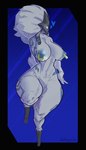 anthro areola areola_piercing big_areola big_breasts bottom_heavy breasts featureless_crotch female glowing glowing_eyes hooves huge_hips huge_thighs inverted_nipples mask nipples small_waist solo thick_thighs wide_hips augdensden league_of_legends riot_games tencent kindred_(lol) lamb_(lol) bovid caprine mammal sheep absurd_res hi_res