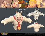 anthro banana blonde_hair blue_eyes closed_frown clothing cloud duo female food frown fruit fur gesture grass grey_background hair half-closed_eyes hand_gesture holding_banana holding_food holding_fruit holding_object light long_ears looking_at_viewer male mitten_hands mostly_nude mouth_closed multicolored_body muscular muscular_anthro narrowed_eyes necktie necktie_only noseless open_mouth outside pink_clothing pink_shirt pink_tongue pink_topwear plant red_necktie screencap shirt short_legs simple_background smile smiling_at_viewer standing t-pose taking_picture taking_selfie tan_body tan_eyelids tan_inner_ear tan_skin teeth text text_box thumbs_up title tongue topwear two_tone_body white_body white_fur wireframe miriam_bonetti mario_bros mario_plus_rabbids_kingdom_battle nintendo raving_rabbids rayman_(series) ubisoft rabbid_kong rabbid_peach ape haplorhine hybrid lagomorph mammal primate rabbid 2018 3d_(artwork) adobe_photoshop_(artwork) autodesk_3ds_max_(artwork) autodesk_maya_(artwork) character_name colored crossover digital_media_(artwork) english_description english_text hi_res lighting model_sheet shaded