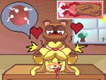 ahegao animal_crossing anthro blush bodily_fluids butt canid canine canis cum cum_in_pussy cum_in_uterus cum_inside date_unknown domestic_dog duo erection female female_penetrated fur genital_fluids genitals hair heart_eyes heart_symbol humanoid_genitalia humanoid_penis icarly_rocks28 impregnation internal isabelle_(animal_crossing) looking_pleasured male male/female male_penetrating mammal nintendo nude one_eye_closed ovum penetration penile penile_penetration penis penis_in_pussy raccoon_dog sex shih_tzu sperm_cell tanuki tom_nook_(animal_crossing) tongue tongue_out toy_dog uterus vaginal vaginal_penetration vein veiny_penis yellow_body yellow_fur
