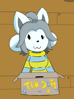 anthro anthrofied blue_clothing blue_sweater blue_topwear breasts clothing female hair medium_breasts pattern_clothing pattern_sweater pattern_topwear striped_clothing striped_sweater striped_topwear stripes sweater topwear white_body undertale undertale_(series) temmie_(undertale) mammal tem 3:4 hi_res