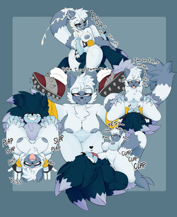 anthro anthro_on_anthro anthro_penetrated anthro_penetrating anthro_penetrating_anthro areola balls bedroom_eyes big_areola big_balls big_breasts big_penis bodily_fluids breasts chest_tuft clothing cowgirl_position cum cum_in_vagina cum_inside cum_on_breasts cum_on_face cumshot cunnilingus dialogue duo ejaculation facesitting fangs female female_anthro female_focus female_penetrated fingerless_gloves fluffy fluffy_tail footwear from_front_position genital_fluids genitals gloves grabbing_both_knees grabbing_both_legs green_eyes hand_on_butt handwear happy happy_sex heart_symbol knee_grab leg_grab male male/female male_anthro male_penetrating male_penetrating_female markings mature_anthro mature_female moan narrowed_eyes navel on_bottom on_top oral penetration penile penile_penetration penis penis_in_vagina pose purple_eyes ring_(marking) ringed_tail seductive sex shoes simple_background sitting_on_another smile spiked_clothing spiked_footwear spiked_shoes spikes straddling_penis striped_markings striped_tail stripes tail tail_markings talking_to_another talking_to_partner teeth text tongue tongue_out tuft vaginal vaginal_penetration vulva wrappings wraps ki0nyxie idw_publishing sega sonic_the_hedgehog_(comics) sonic_the_hedgehog_(idw) sonic_the_hedgehog_(series) sonic_unleashed sonic_the_werehog tangle_the_lemur eulipotyphlan lemur mammal primate strepsirrhine werecreature wereeulipotyphlan werehog absurd_res colored digital_drawing_(artwork) digital_media_(artwork) english_text hi_res shaded