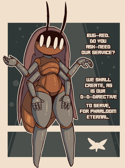 4_arms 4_fingers ambiguous_gender antennae_(anatomy) anthro arthropod_abdomen biped dialogue fingers machine multi_arm multi_limb question_mark solo standing text lizardfungus hollow_knight:_silksong hollow_knight_(franchise) team_cherry twelfth_architect arthropod robot 2025 english_text hi_res