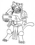 adeptus_astartes angry anthro armor bolter cosplay crossover_cosplay fangs female holding_object holding_weapon machine open_mouth power_armor ranged_weapon simple_background solo space_marine teeth weapon white_background madessi dreamworks kung_fu_panda warhammer_(franchise) warhammer_40000 master_tigress ultramarine felid mammal pantherine tiger 2013 black_and_white crossover full-length_portrait line_art monochrome portrait