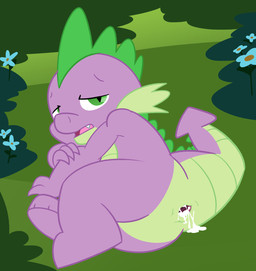 3_fingers after_sex anus barefoot bush butt cum cum_in_ass cum_inside cum_on_anus dragon flower friendship_is_magic gaping gaping_anus gay grass green_eyes hi_res jerseydevil_(artist) looking_at_viewer lying male my_little_pony nude on_side open_mouth orgasm plant presenting presenting_hindquarters purple_nose reptile scalie sharp_teeth solo spike_(mlp) teeth tongue
Rating: Explicit
Score: 13
User: toh
Date: November 19, 2013