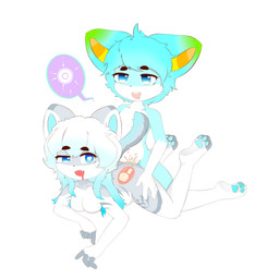 duo female feral impregnation male male/female perspective_shot pregnant xiaolan190 canid canine felid fox humanoid mammal pantherine tiger absurd_res hi_res