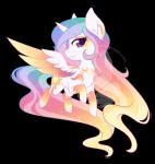 alternate_color feathered_wings feathers female feral fur gradient_hair hair hooves horn iridescent iridescent_feathers iridescent_hair iridescent_mane iridescent_tail iridescent_wings multicolored_hair pink_eyes rainbow_hair solo white_body white_fur wings fuyusfox friendship_is_magic hasbro my_little_pony mythology princess_celestia_(mlp) equid equine mammal mythological_creature mythological_equine winged_unicorn alpha_channel colorful_theme pastel_theme