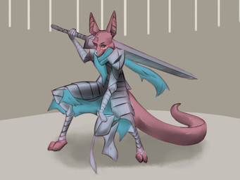 anthro arena armor boss male melee_weapon solo sword tail weapon sunsetrey_(artist) bandainamco dark_souls fromsoftware mythology artorias_the_abysswalker rey_(reysunset) bat dragon hybrid mammal mythological_creature mythological_scalie scalie 4:3 absurd_res hi_res