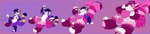 accessory anthro anthro_to_inanimate basic_sequence four_frame_sequence furgonomics heart_eyes heart_symbol inanimate_transformation linear_sequence permagrin pink_background plushie ribbons simple_background smile solo surprise tail tail_accessory tail_ribbon toy transformation transformation_sequence wide_image run_rabbit_bounce animate_inanimate canid canine cheetah felid feline fox hybrid mammal absurd_res digital_media_(artwork) hi_res long_image sequence