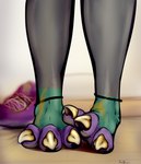 ambiguous_anthro ambiguous_gender anthro biped claws clothing dirty feet footwear paws shoes smelly smelly_feet sneakers solo toe_claws toes muffinvinvin muffin_(muffinvinvin) absurd_res hi_res