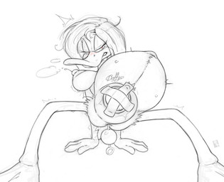 anal anal_beads anal_beads_in_ass anal_penetration anthro anus avian_feet beak bedroom_eyes belly blocked_egg blush bodily_fluids breasts butt egg eyelashes female genitals hair looking_at_viewer narrowed_eyes navel non-mammal_breasts object_in_ass orgasm oviposition penetration pregnant presenting pussy_tape seductive sex_toy sex_toy_in_ass sex_toy_insertion solo tape tattoo teeth vulva fugasvbashnyu looney_tunes the_looney_tunes_show warner_brothers tina_russo anatid anseriform avian bird duck lagomorph mammal digital_drawing_(artwork) digital_media_(artwork) hi_res