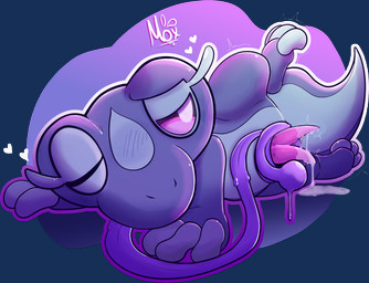 2_penises 3_toes animal_genitalia animal_penis bodily_fluids cum cum_drip dripping ejaculation erection feet feral genital_fluids genitals heart_symbol hemipenes long_tongue lying male masturbation multi_genitalia multi_penis on_side oral orgasm orgasm_face penis purple_body purple_eyes saliva saliva_on_penis saliva_on_tongue saliva_string sex solo toes tongue tongue_out tonguejob water_symbol moxiepawler_(artist) nintendo pokemon pokemon_winds_and_waves gecqua generation_10_pokemon pokemon_(species) reptile scalie 2026 absurd_res alpha_channel hi_res