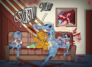 4_fingers 4_toes 5_fingers abdominal_bulge abuse adult_on_young after_orgasm afterimage age_difference anthro anthro_on_anthro anthro_penetrated anthro_penetrating anthro_penetrating_anthro anthro_rape anthro_raping_anthro areola balls barefoot baseball_bat bat_(object) belly belly_inflation bent_arm bent_leg big_areola big_balls big_belly big_breasts big_eyes big_mouth_(anatomy) big_nipples big_penis biped black_claws black_eyebrows black_markings blood blood_on_arm blood_on_baseball_bat blood_on_bat blood_on_belly blood_on_breast blood_on_clothing blood_on_face blood_on_finger blood_on_foot blood_on_fur blood_on_hand blood_on_leg blood_on_photo blood_on_shirt blood_on_sofa blood_on_sweater blood_on_thigh blood_on_tongue blood_on_topwear blood_on_wall blood_splatter bloodshot_eyes blue_balls blue_body blue_breasts blue_ears blue_floor blue_fur blue_markings blue_penis bodily_fluids breasts briefs broken_table bruised bruised_breast bruised_ear bruised_eye bruised_face bruised_foot bruised_hand bruised_head bruised_leg bruised_thigh claws clitoris clothed clothed_sex clothing clothing_aside crotch_tuft cruelty crying cum cum_from_vagina cum_in_vagina cum_inflation cum_inside cum_on_hand cum_on_leg curved_eyebrows dark_markings death detailed_background dialogue dominant dominant_anthro dominant_male dominant_young door ears_down ejaculation erection excessive_cum excessive_genital_fluids eye_popping eye_roll eyebrows eyelashes eyes_closed facial_markings fangs featureless_hands feet female female_penetrated female_raped fin finger_claws fingers floor footwear forced foreskin from_front_position front_view fur fur_tuft furniture genital_fluids genitals giggle glans glistening glistening_areola glistening_balls glistening_belly glistening_bodily_fluids glistening_body glistening_eyelids glistening_face glistening_fur glistening_genitalia glistening_hands glistening_head glistening_legs glistening_nipples glistening_pawpads glistening_penis glistening_sweat glistening_tears glistening_thighs glistening_tongue gore gore_focus grin group half-closed_eyes head_markings head_turned hiccuping holding_baseball_bat holding_bat holding_leg holding_object huge_abdominal_bulge huge_areola huge_balls huge_breasts huge_nipples huge_penis humanoid_genitalia humanoid_hands humanoid_penis humanoid_vulva impact_lines inflation inside internal_wall interrupted_speech interspecies iris kneeling kneeling_on_sofa larger_female larger_penetrated larger_sub leg_grab light_areola light_body light_fur light_markings light_nipples living_room logo looking_at_viewer lying male male/female male_penetrating male_penetrating_female male_raping male_raping_female markings masturbation mature_anthro mature_female missionary_position moan monotone_balls monotone_body monotone_genitals monotone_penis mostly_nude mostly_nude_anthro mostly_nude_female mostly_nude_male motion_lines motion_outline multicolored_clothing multicolored_footwear multicolored_shoes multicolored_sweater multicolored_topwear muzzle_(marking) narrowed_eyes navel necrophilia nipples older_female older_on_young older_penetrated on_back on_side on_sofa one_eye_closed open_mouth orange_balls orange_body orange_fin orange_penis orange_text orgasm outie_navel pantsless partially_retracted_foreskin pattern_sofa pawpads penetration penile penile_masturbation penile_penetration penis penis_in_vagina penis_size_difference photo picture_frame pink_areola pink_clitoris pink_glans pink_nipples pink_nose pink_pawpads pink_tongue pink_vulva pivoted_ears plantigrade plantigrade_pawpads profanity puffy_areola raised_clothing raised_leg raised_shirt raised_topwear rape red_text rolled_up_sleeves sagging_breasts saliva saliva_on_tongue sex shaking sharp_teeth shirt shocked shoes shota sitting sitting_on_sofa size_difference small_but_hung small_penis smaller_male smile smiling_at_another smiling_at_partner snout snuff sobbing socks sofa sound_effects splurt spread_legs spreading submissive submissive_anthro submissive_female submissive_male sweat sweater sweaty_arms sweaty_balls sweaty_body sweaty_breasts sweaty_face sweaty_fur sweaty_genitalia sweaty_legs sweaty_thighs table talking_to_another tears teeth text thick_thighs thigh_grab toe_claws toes tongue tongue_out topwear tremble_lines trio tuft turtleneck two_tone_clothing two_tone_footwear two_tone_shoes two_tone_sweater two_tone_topwear underwear underwear_aside vaginal vaginal_penetration vein veiny_balls vulva wall_(structure) whisker_markings white_briefs white_clothing white_footwear white_sclera white_shirt white_socks white_text white_topwear white_underwear white_wall young young_anthro young_but_hung young_male young_penetrating young_rape younger_dom_older_sub younger_male redhazard cartoon_network the_amazing_world_of_gumball darwin_watterson gumball_watterson nicole_watterson aquatic cyprinid cypriniform domestic_cat felid feline felis fish goldfish mammal 2026 artist_logo artist_name digital_drawing_(artwork) digital_media_(artwork) english_text flat_colors hi_res adopted_(lore) adopted_son_(lore) adoptive_brother_(lore) adoptive_mother_(lore) adoptive_sibling_(lore) pseudo_incest_(lore)