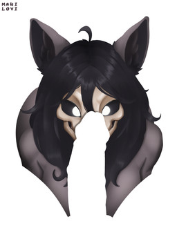 all_fours anthro black_body black_hair bone breasts curvy_figure duo erection female genitals glans glowing glowing_eyes hair humanoid_genitalia humanoid_penis looking_at_genitalia looking_at_penis male male/female nude penis penis_on_face skull skull_head smile wide_hips mari_lovi scp_foundation scp-1471-a canid canine malo mammal monster absurd_res censored hi_res