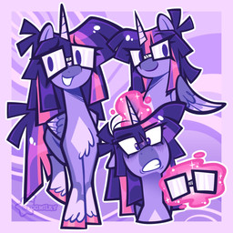 chest_tuft eyewear female feral fetlocks glasses horn looking_at_viewer magic nerd solo tuft wings 3ggmilky friendship_is_magic hasbro my_little_pony mythology twilight_sparkle_(mlp) equid equine mammal mythological_creature mythological_equine winged_unicorn 1:1 better_version_at_source hi_res