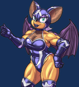 anthro armwear bat_wings big_breasts breasts cleavage clothed clothing elbow_gloves elbow_pads eyeshadow female gloves handwear knee_pads leotard lipstick makeup mask membrane_(anatomy) membranous_wings muscular muscular_female solo sports_mask sportswear wings wrestler wrestling_mask dcheese sega sonic_the_hedgehog_(series) rouge_the_bat rouge_the_bat_(dominatrix) 2024 digital_media_(artwork) hi_res