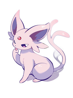 ambiguous_gender blep digitigrade feral forehead_gem forked_tail fur gem looking_at_viewer one_eye_closed paws pink_body pink_eyes pink_fur quadruped simple_background solo tail tongue tongue_out unusual_anatomy unusual_tail white_background komanyachi nintendo pokemon eeveelution espeon generation_2_pokemon pokemon_(species) 2025 absurd_res digital_media_(artwork) hi_res