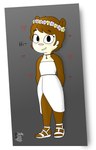 accessory anthro blush clothing collar dress female flower flower_in_hair footwear hair hair_accessory plant sandals shoes simple_background solo white_clothing white_dress brotha's cartoon_network summer_camp_island hedgehog_(sci) eulipotyphlan hedgehog mammal absurd_res hi_res